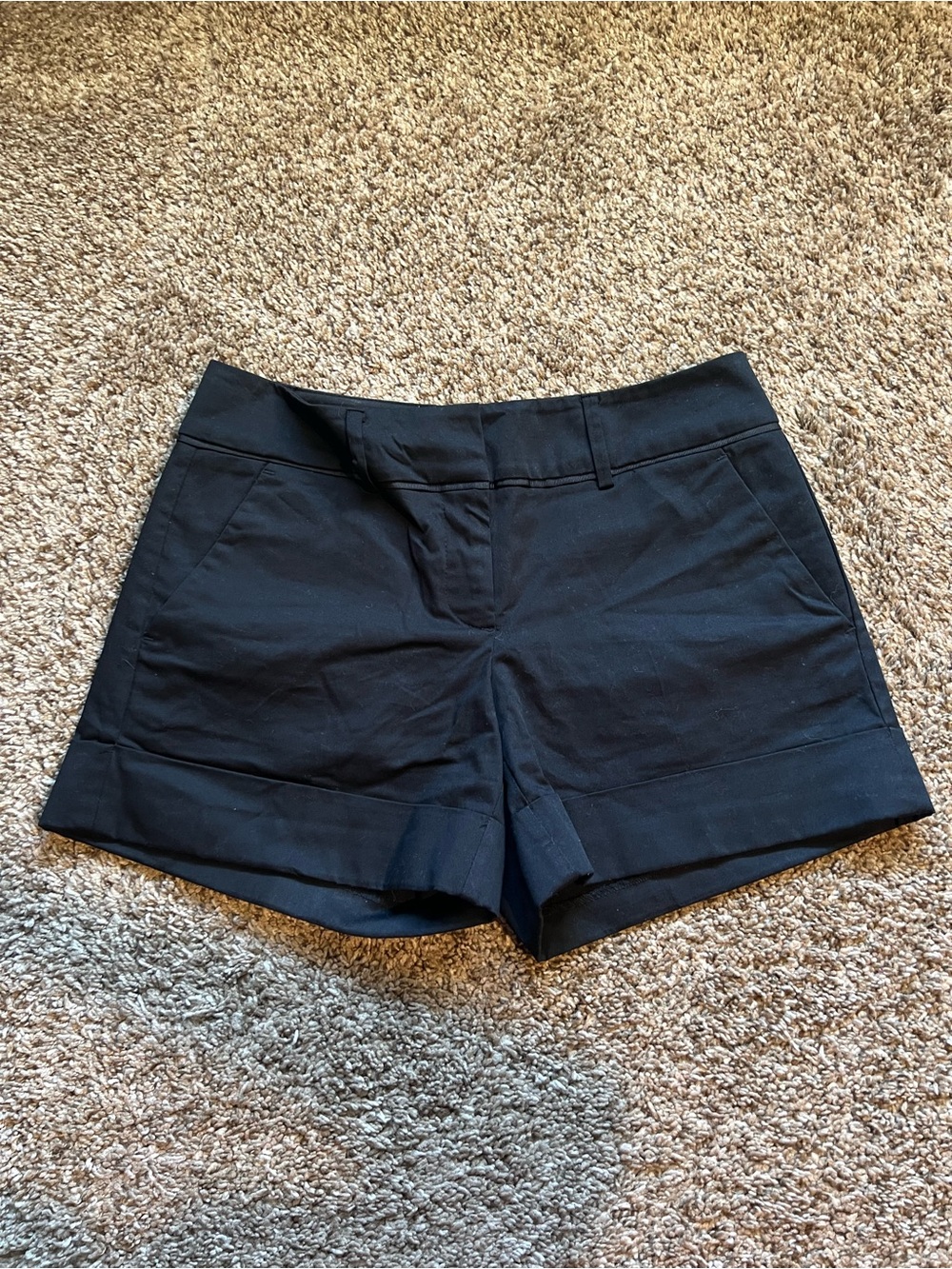 New York & Company Black Cuffed  Shorts - Size 2